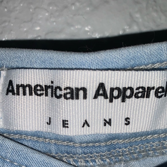 American Apparel high waisted jeans light wash - Picture 7 of 7